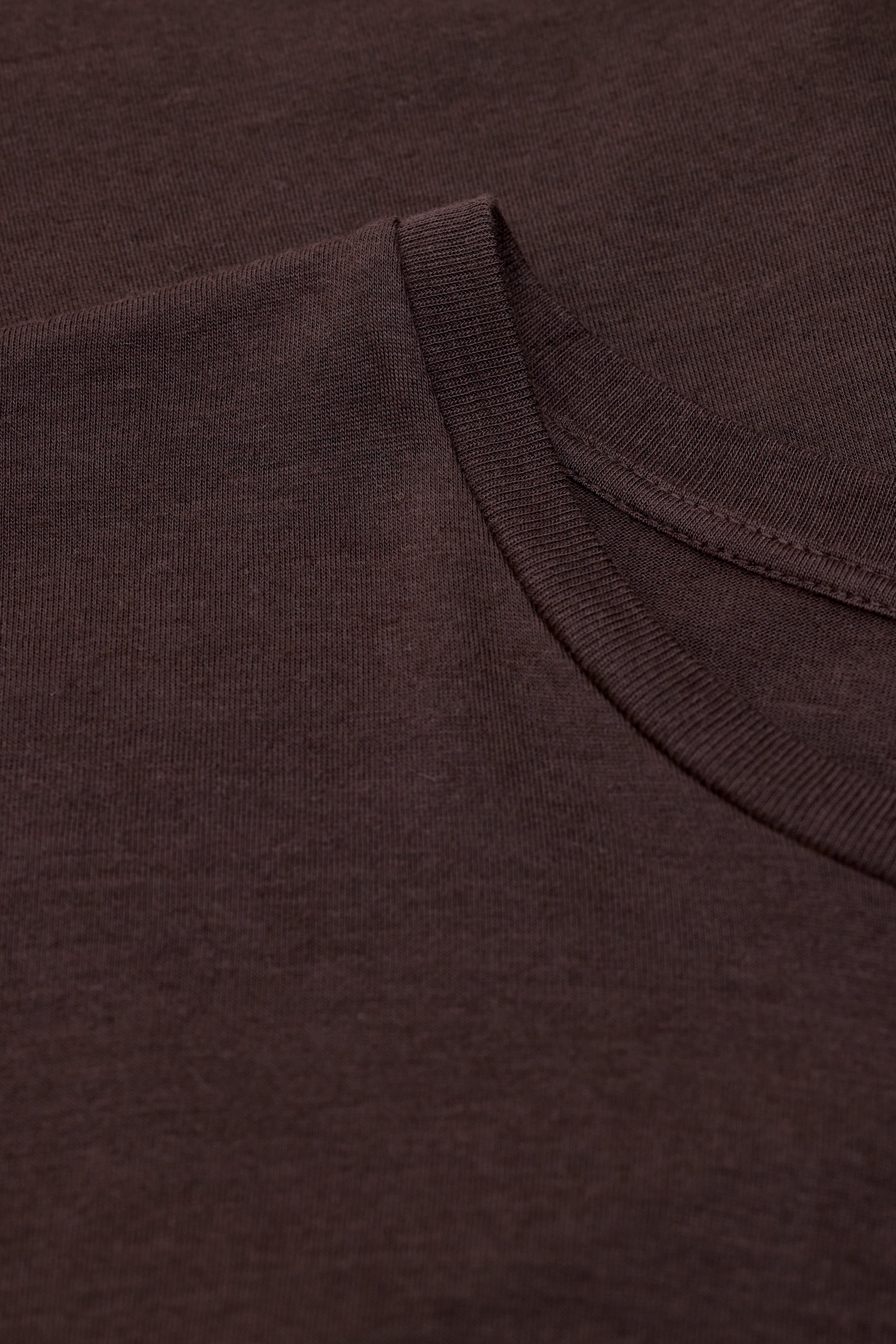 Turn Up T-Shirt - Mahagony Brown