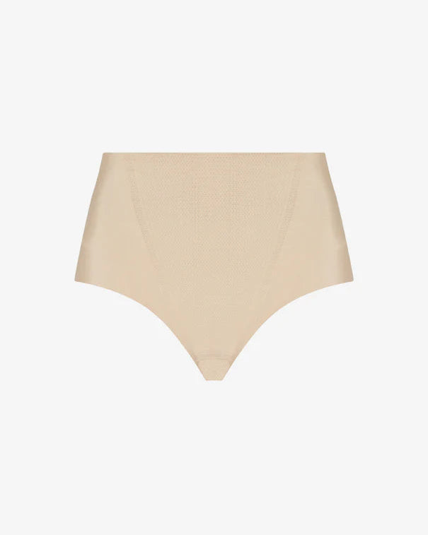 Zone Smoothing Thong - Beige