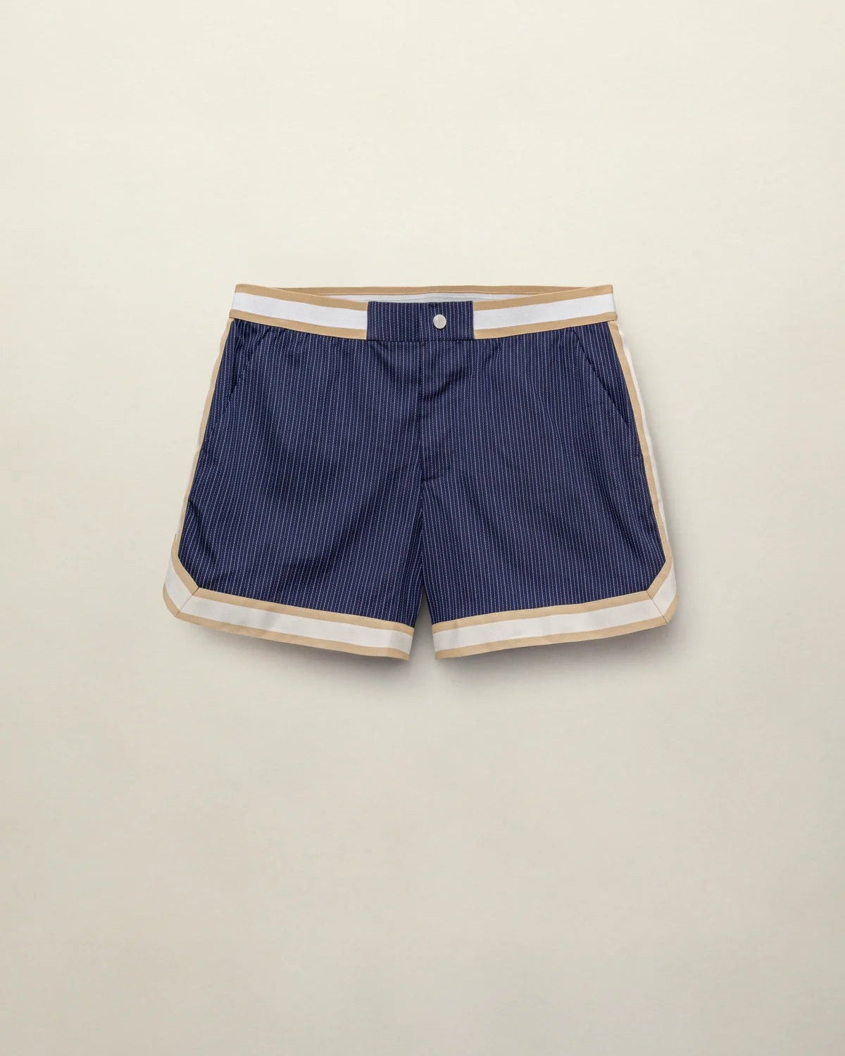 Pinstripe Baller Swimshort - Navy