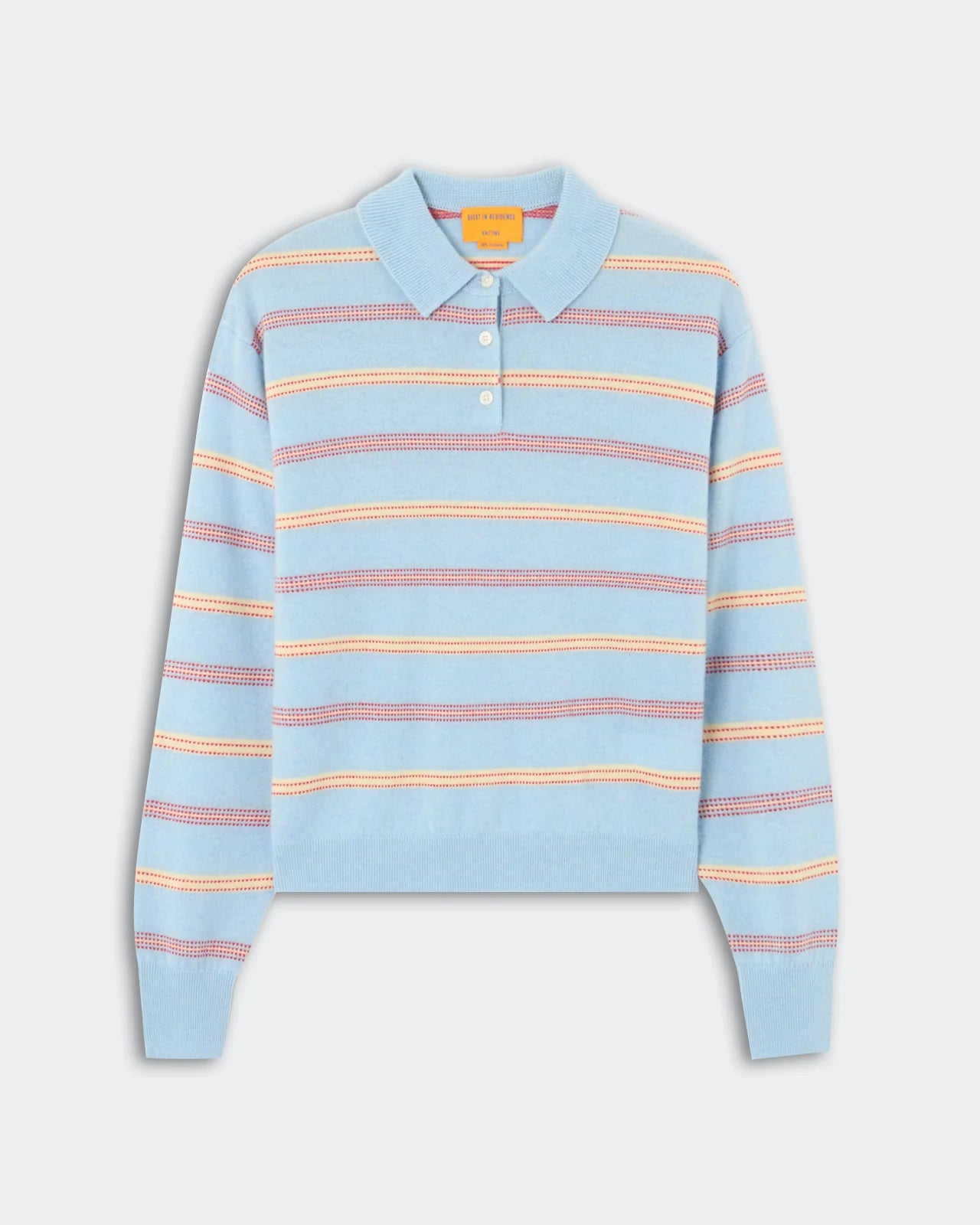Collegiate Stripe Polo - Clear Sky Combo