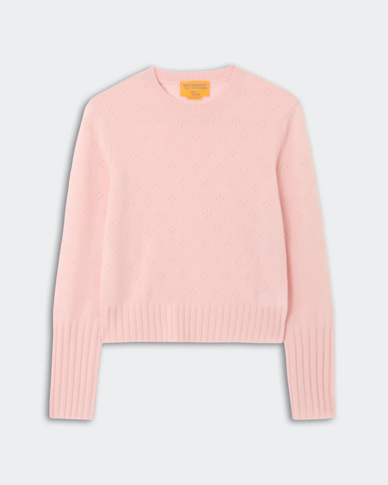 Compass Shrunken Crew - Powder Pink