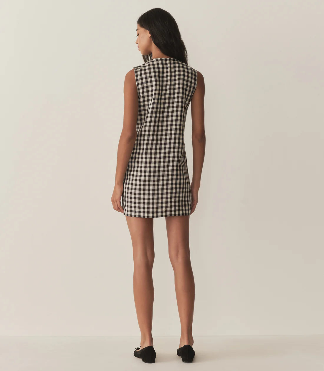 Coralie Dress - Black Marilyn Gingham