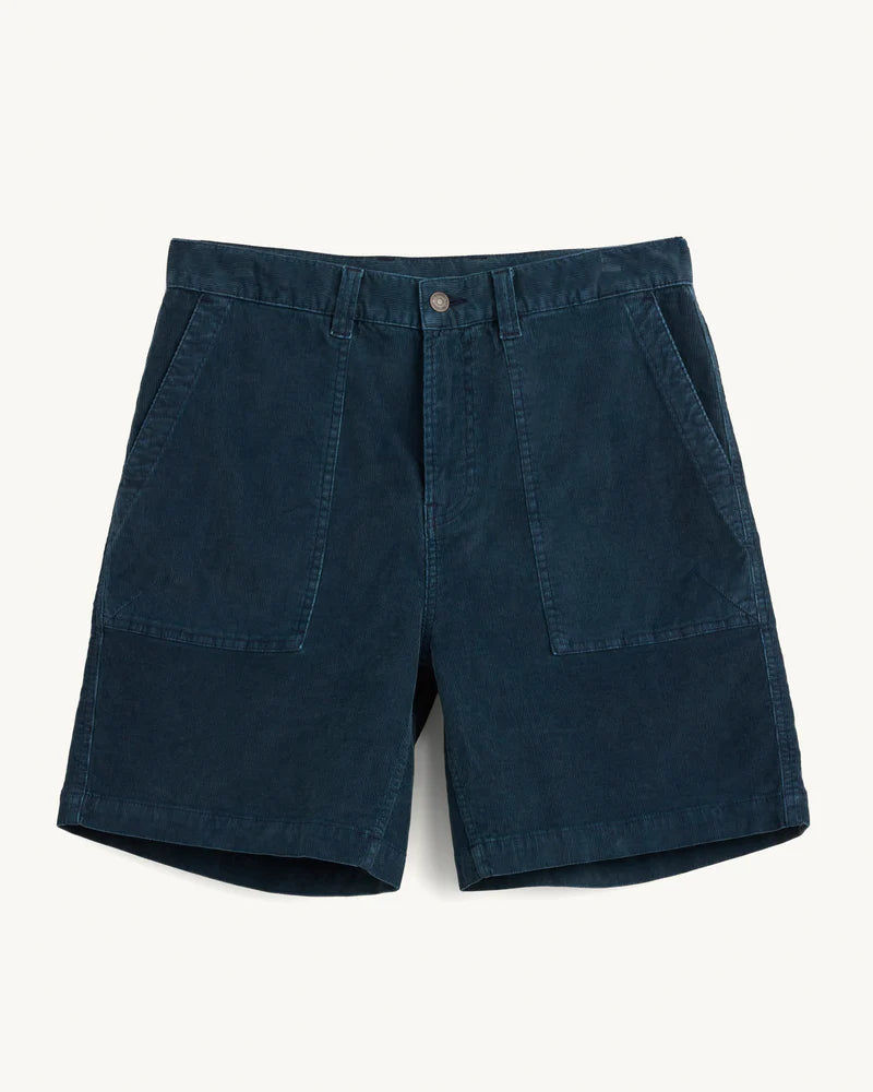 Cord Camp Shorts - Navy