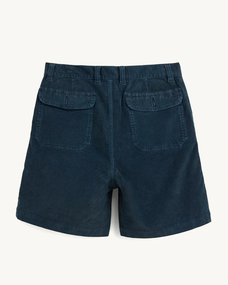 Cord Camp Shorts - Navy