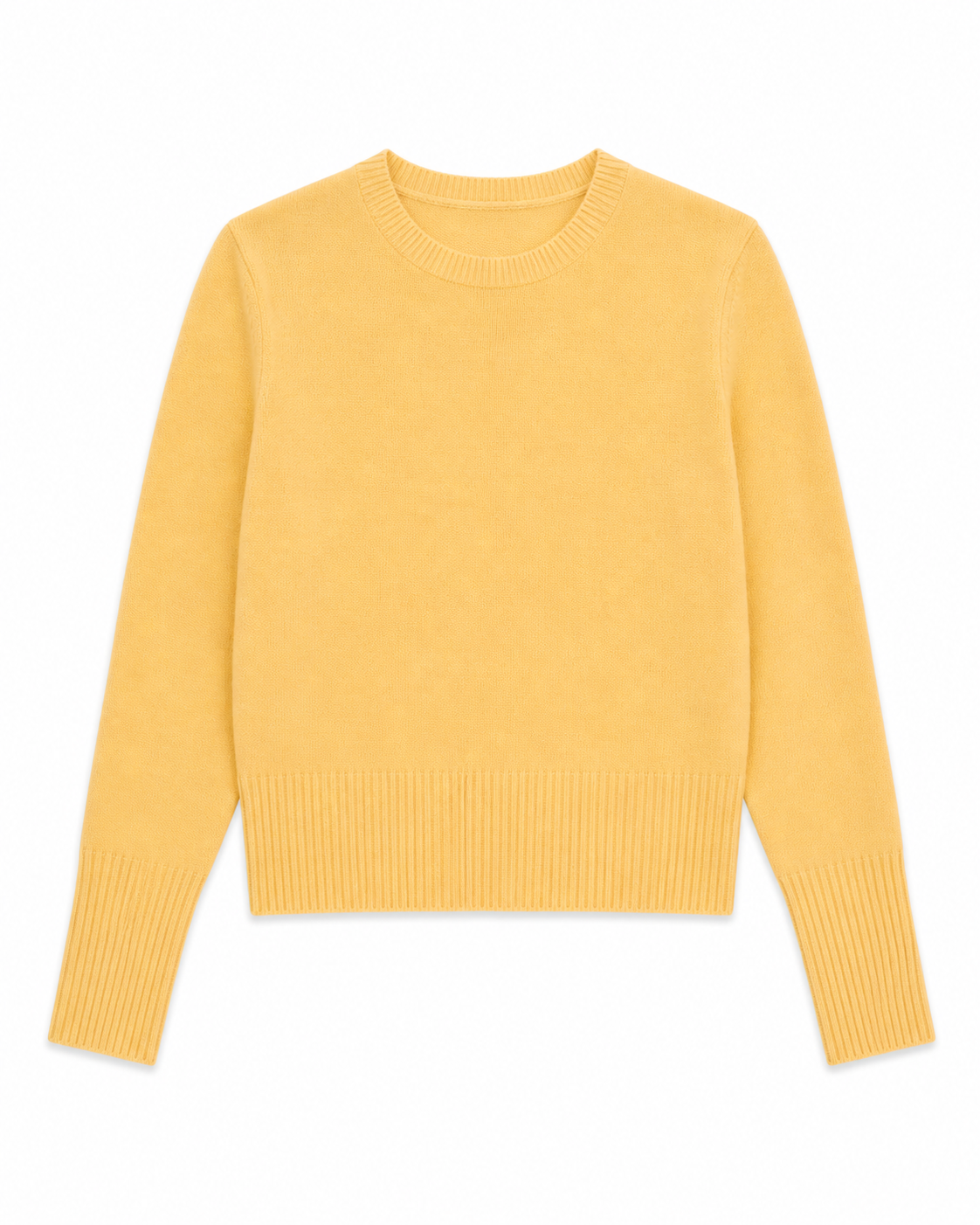 Cashmere Leni Crewneck - Golden