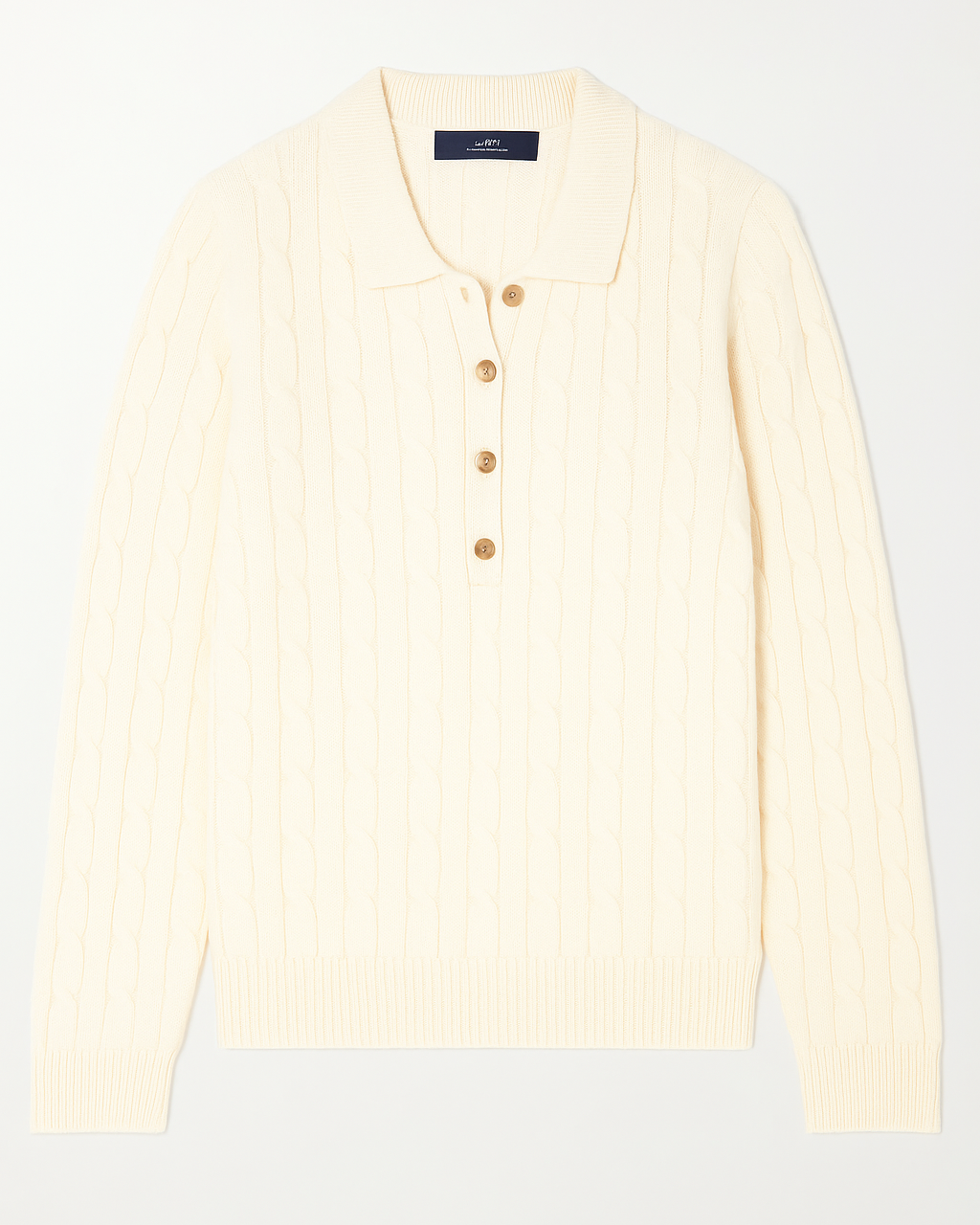 Comet Polo Sweater - Ivory