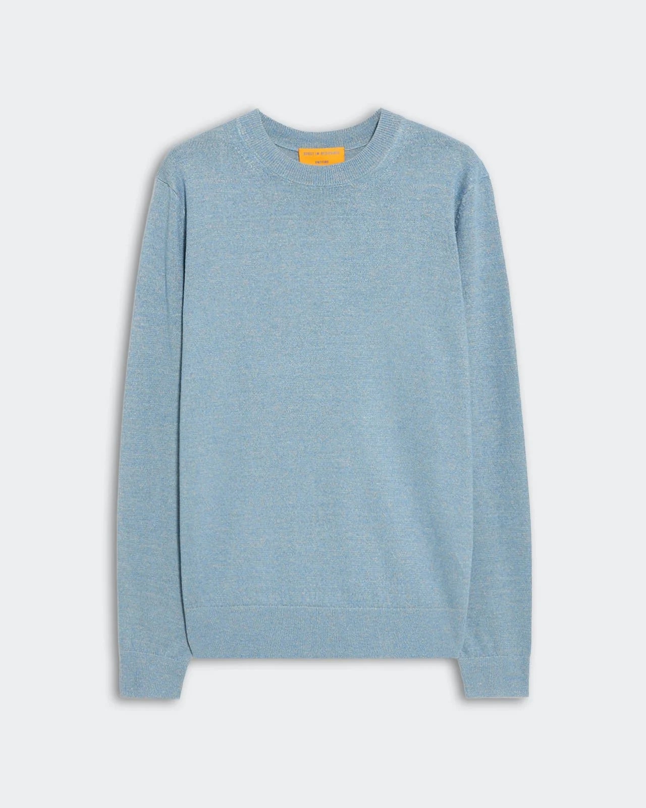 Allday Crew in Silk Linen Blend - Sail