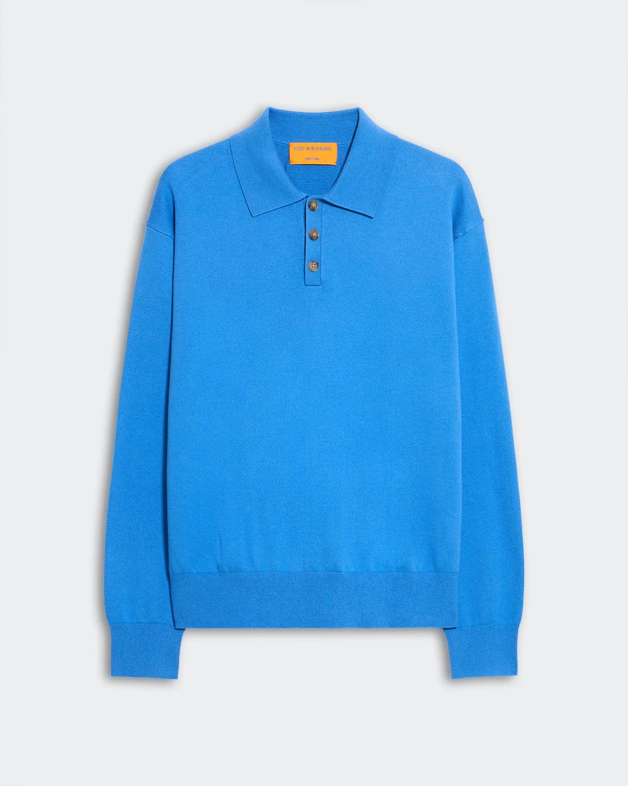 Allday Polo in Cotton Cashmere - Sail