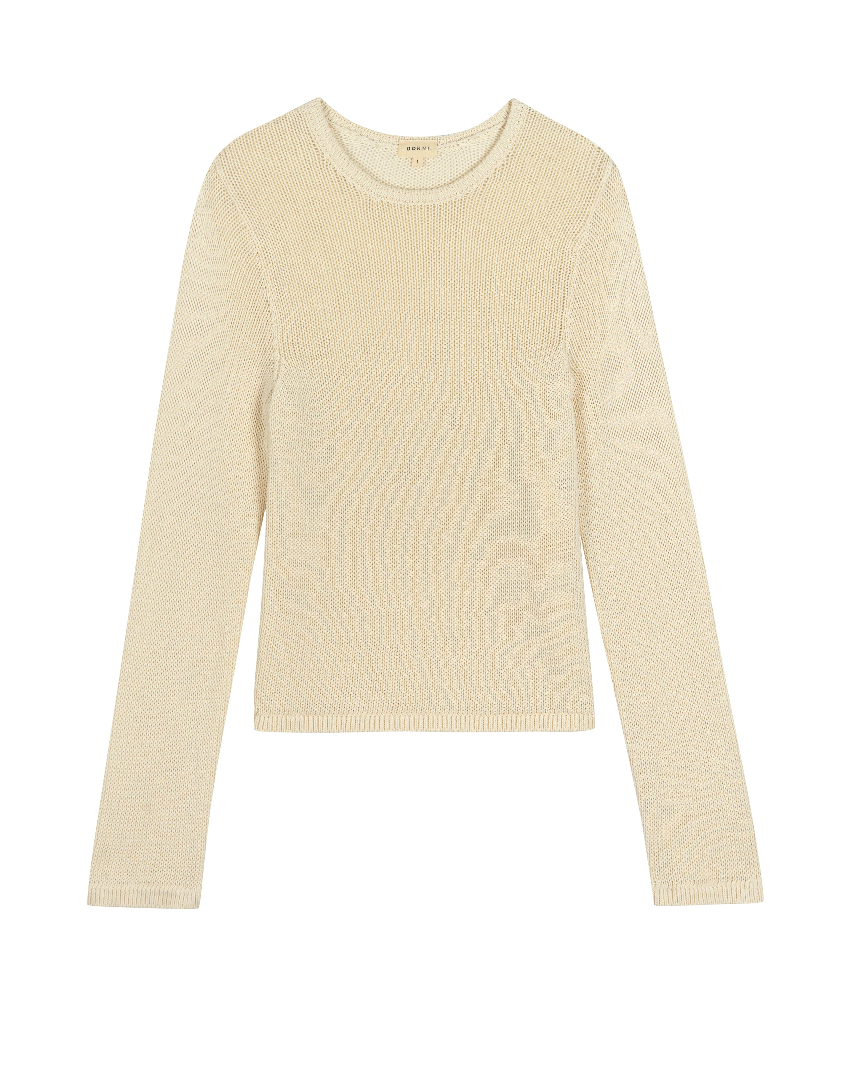 The Knit Long Sleeve - Cream