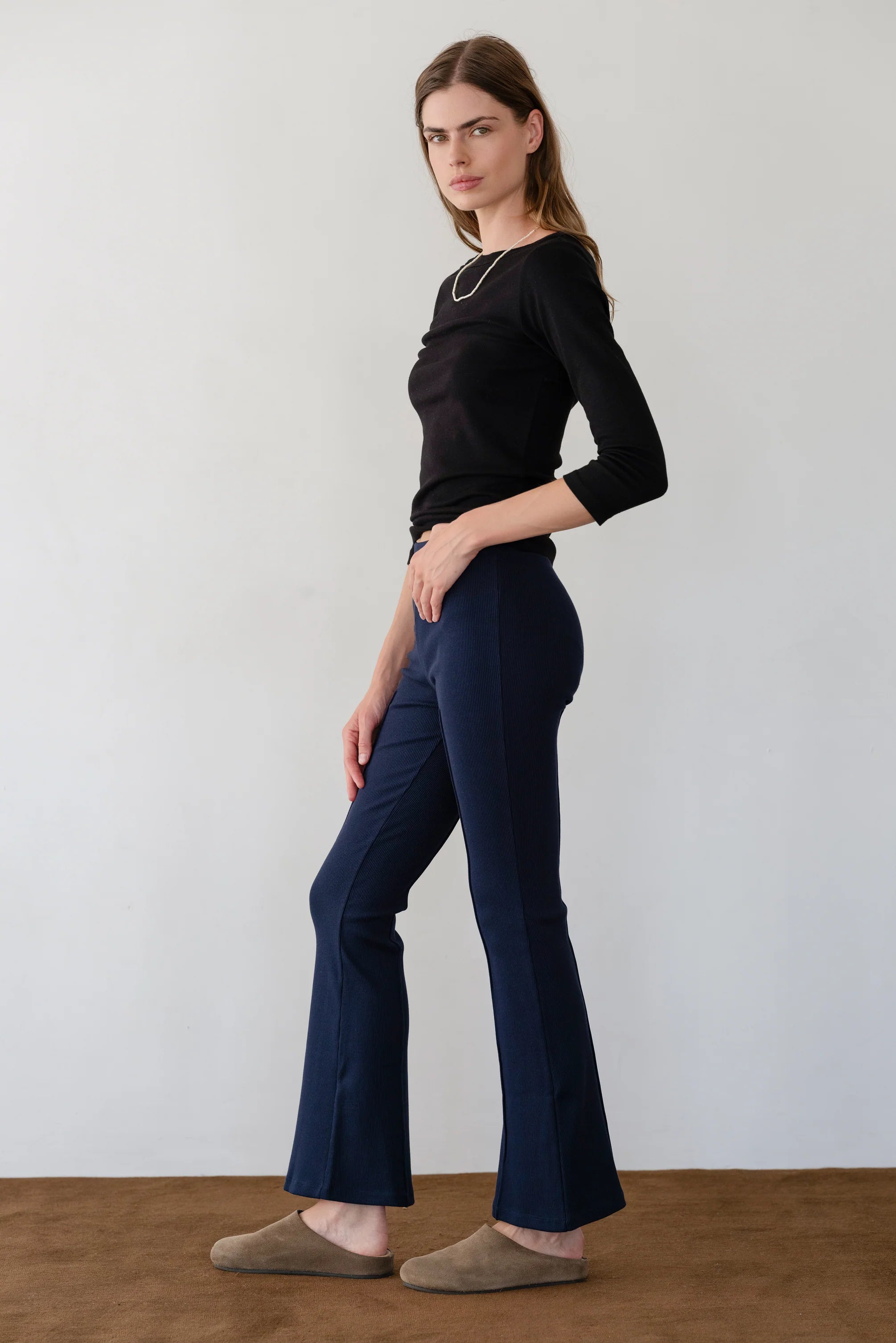 The Rib Kick Flare - Navy