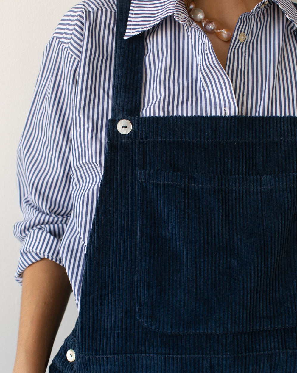Cord Overall - Navy