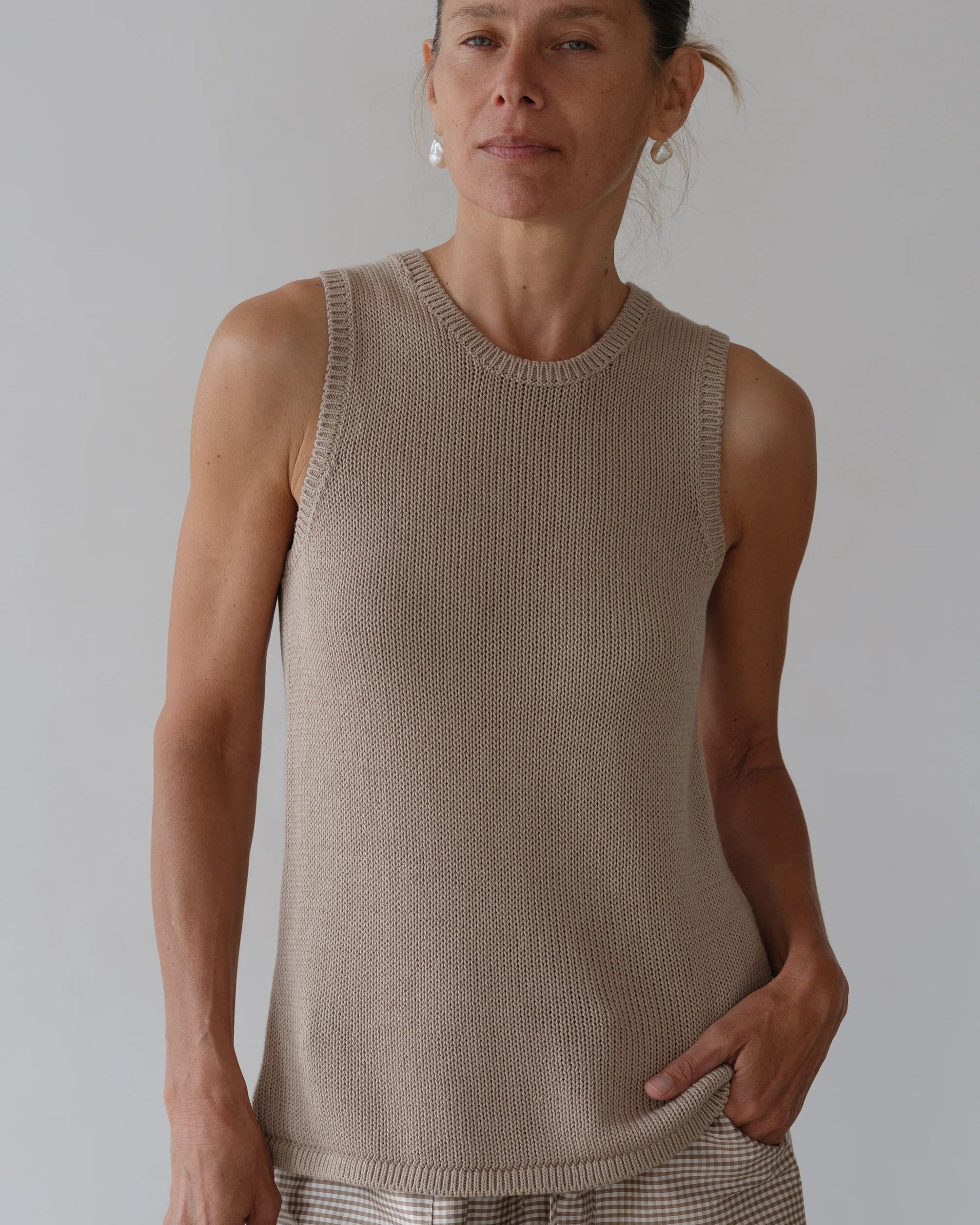 The Knit Shell - Shitake