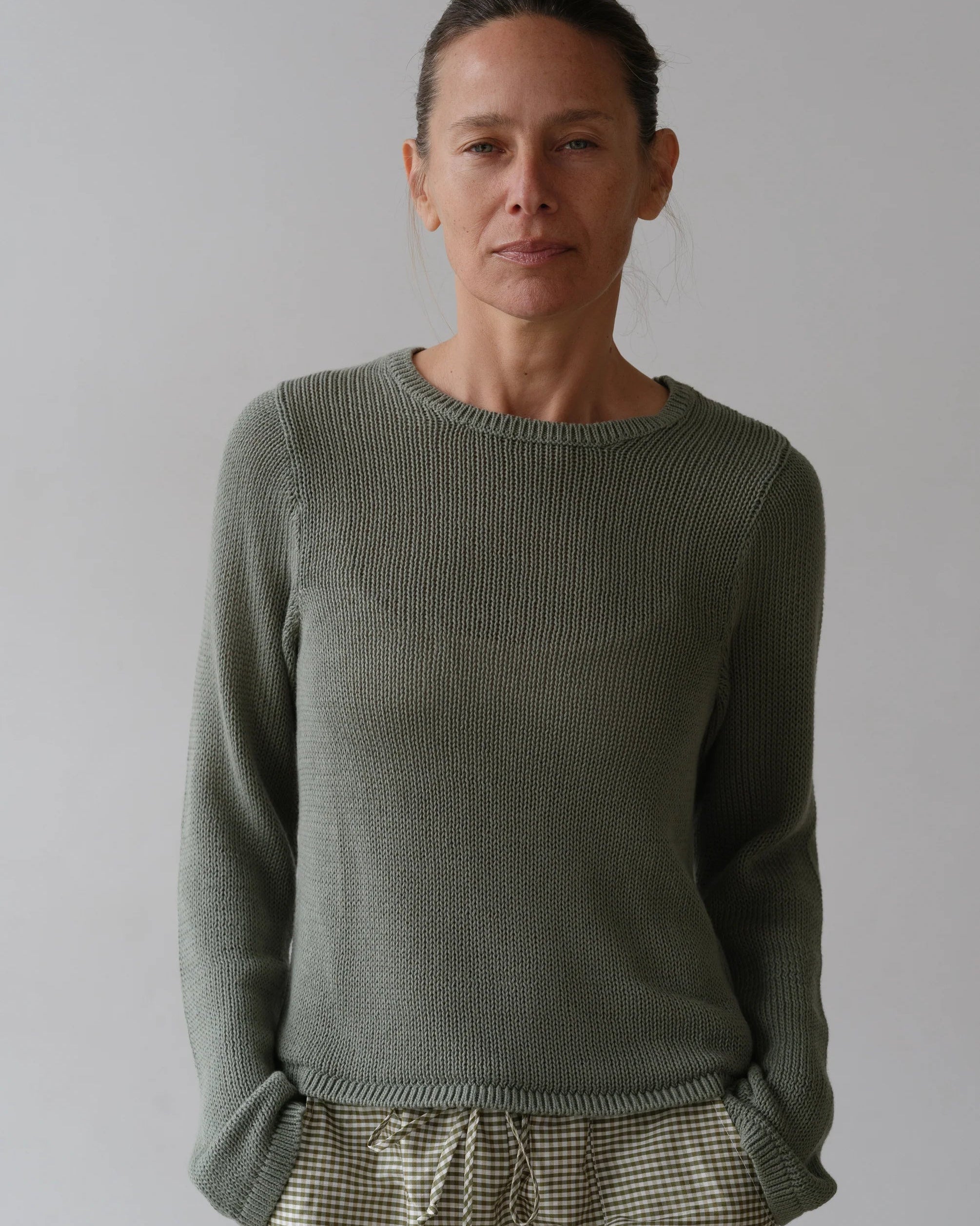 The Knit Long Sleeve - Dill