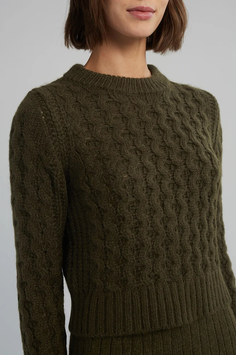 Amara Sweater - Dark Olive