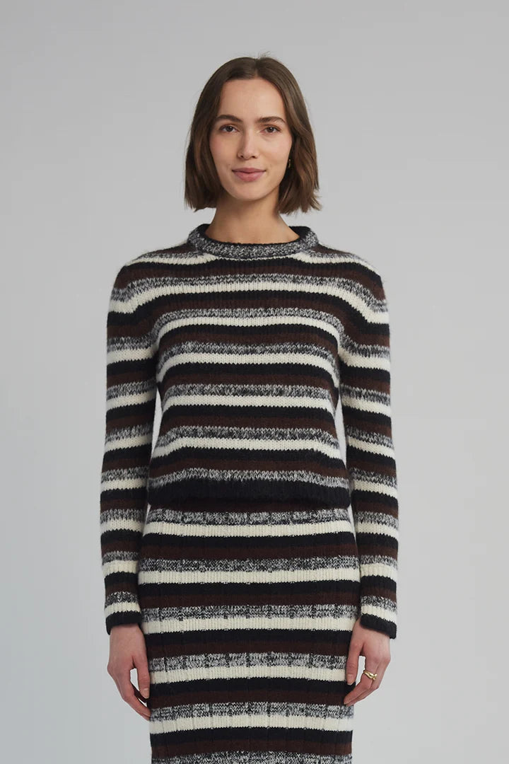 Ava Multi Stripe Sweater - Multi Stripe