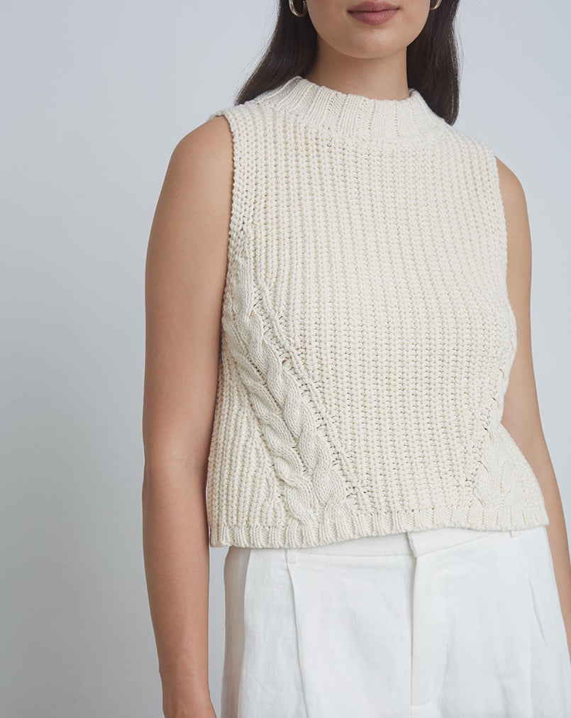 Lily Tank - Ivory