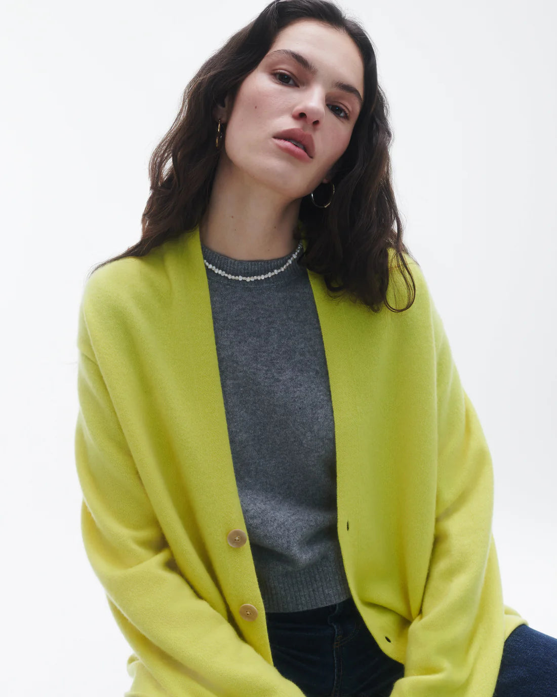 Baja Everywear Cardigan - Lemon