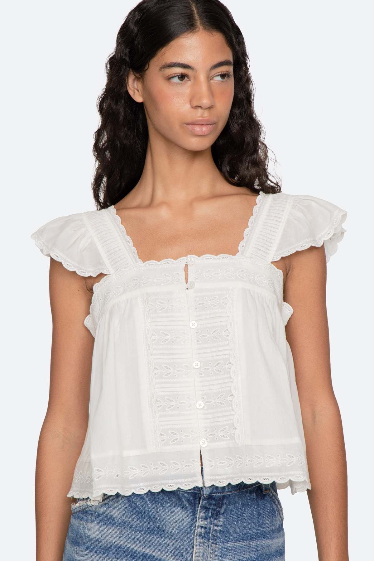 Eliza Top - White