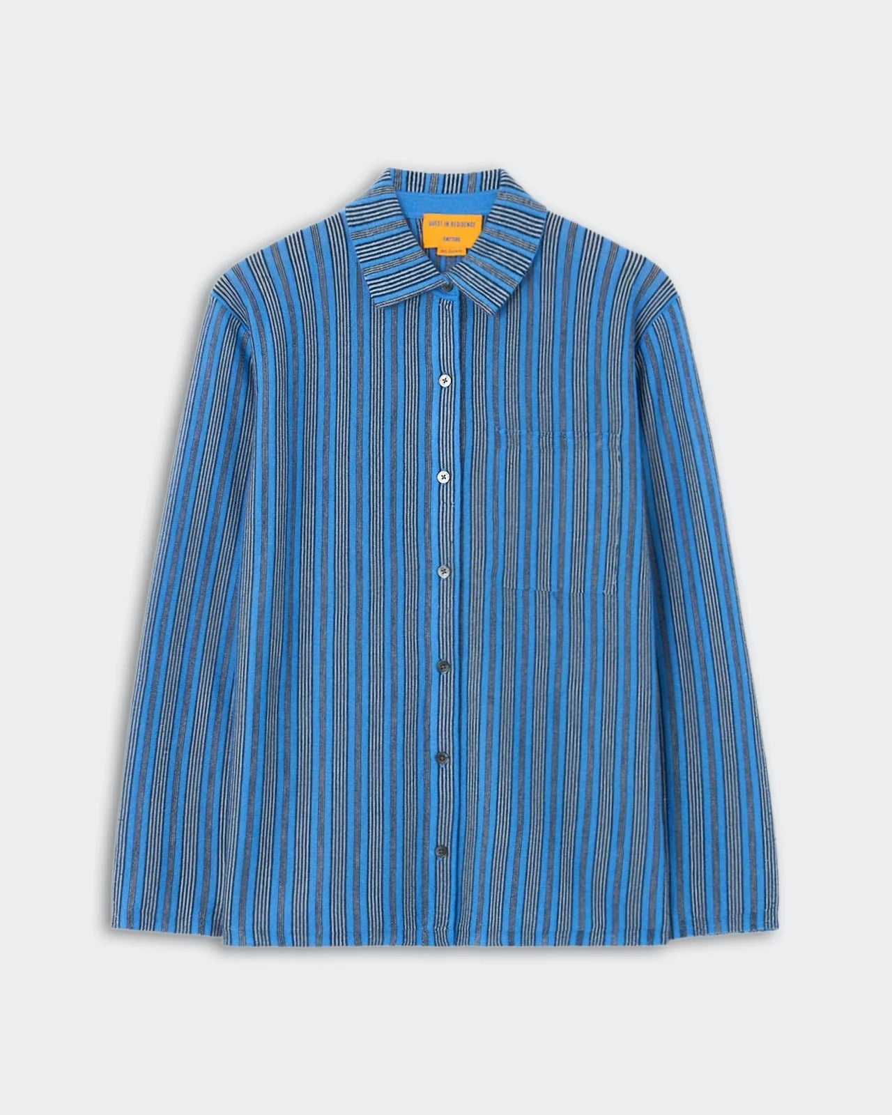 Fine Stripe Showtime Shirt - Sail Combo