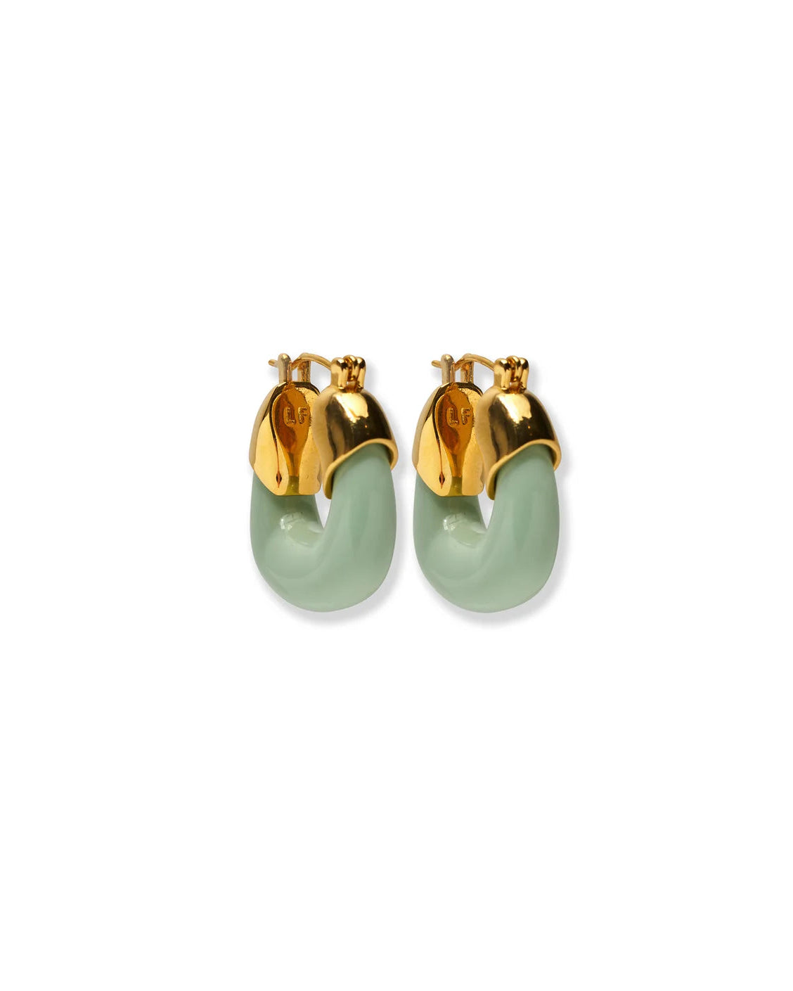 Mini Organic Hoops - Seafoam