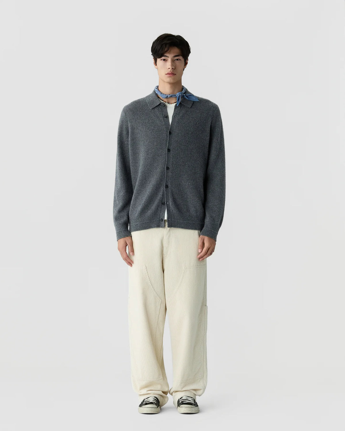 Felted Plaza Shirt - Charcoal