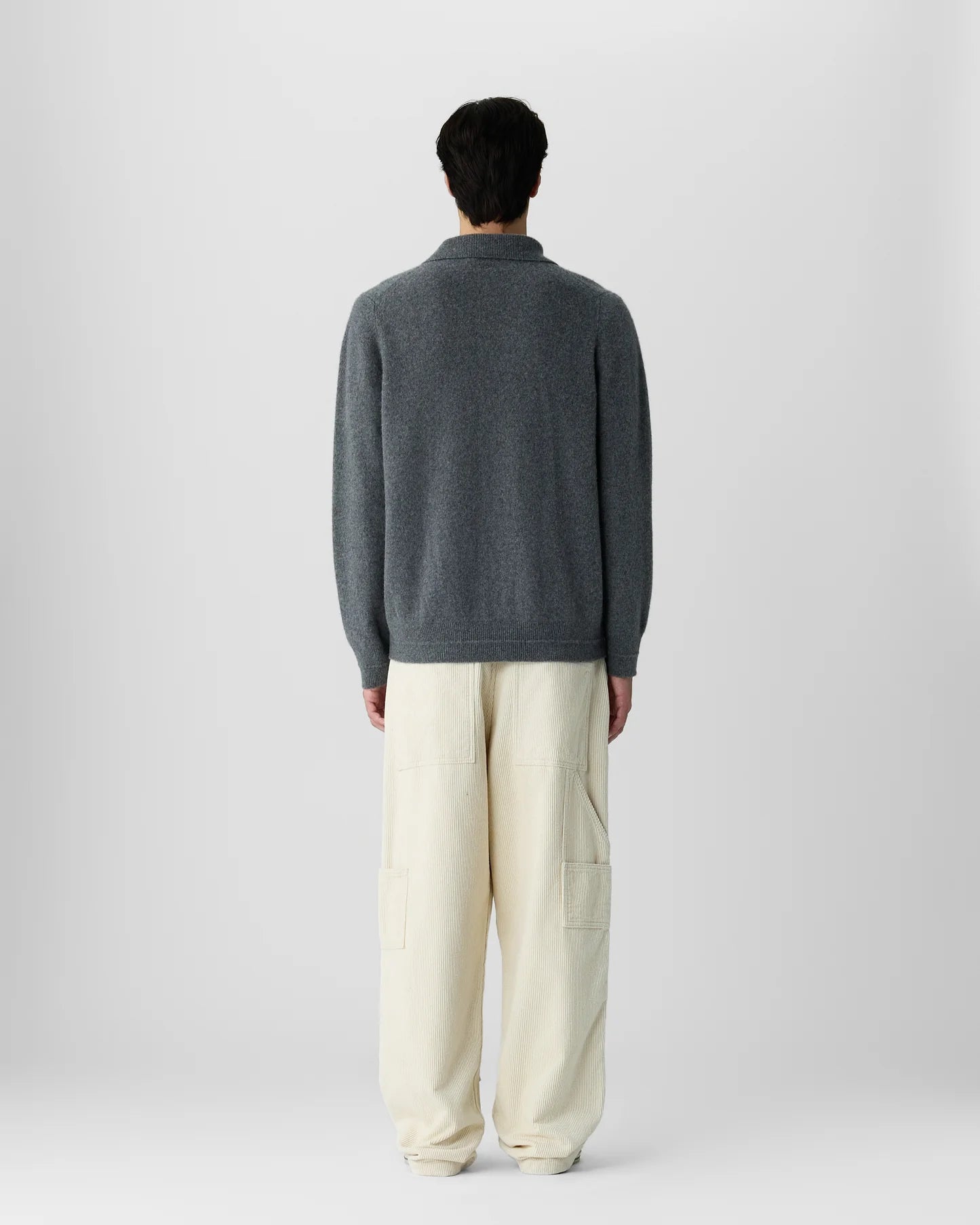 Felted Plaza Shirt - Charcoal