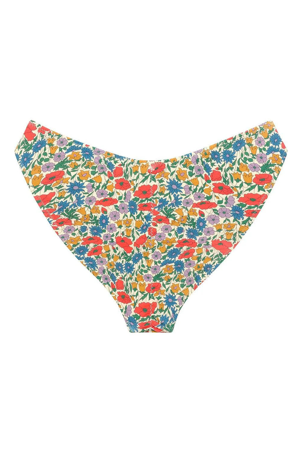 Florencia Floral Added Coverage Binded Lulu Bikini Bottom