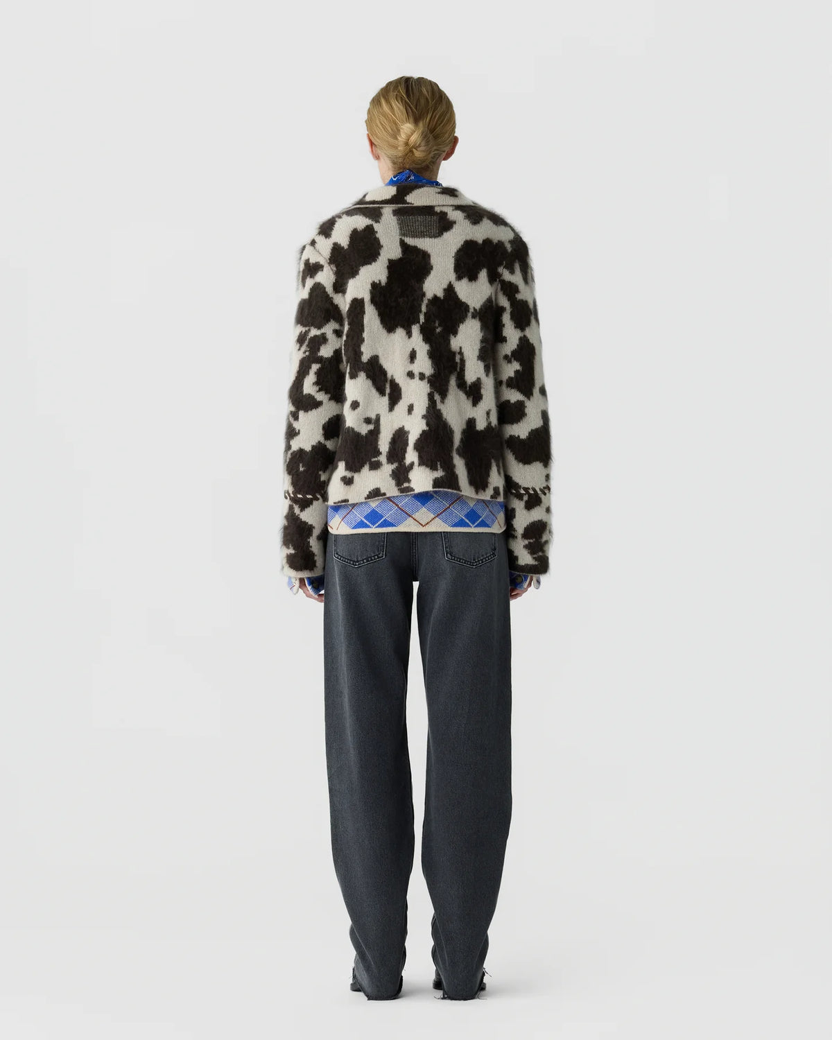 Grizzly Cowhide Jacket - Oatmeal/Burnt Cocoa