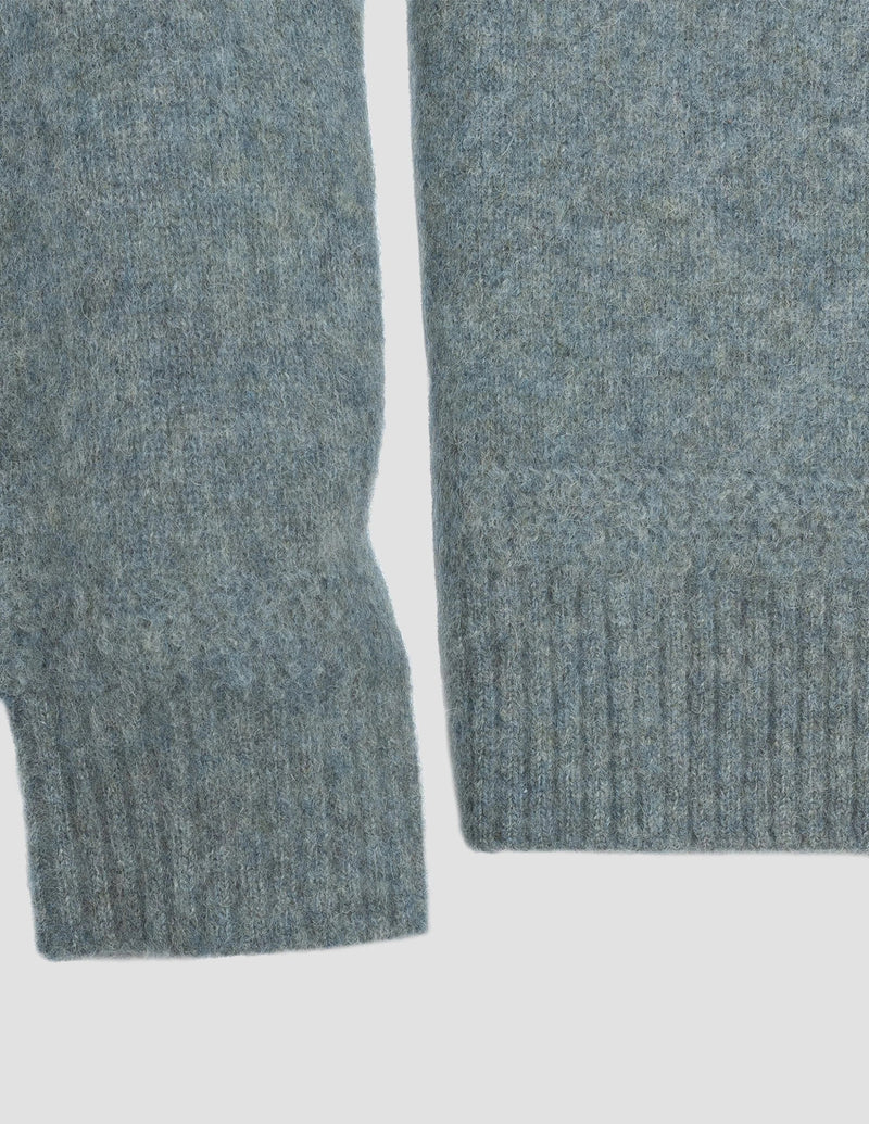 Highlands Shetland Sweater - Stone Blue