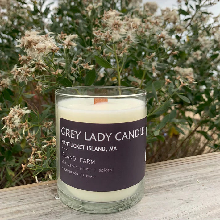 Grey Lady Candle - Island Farm