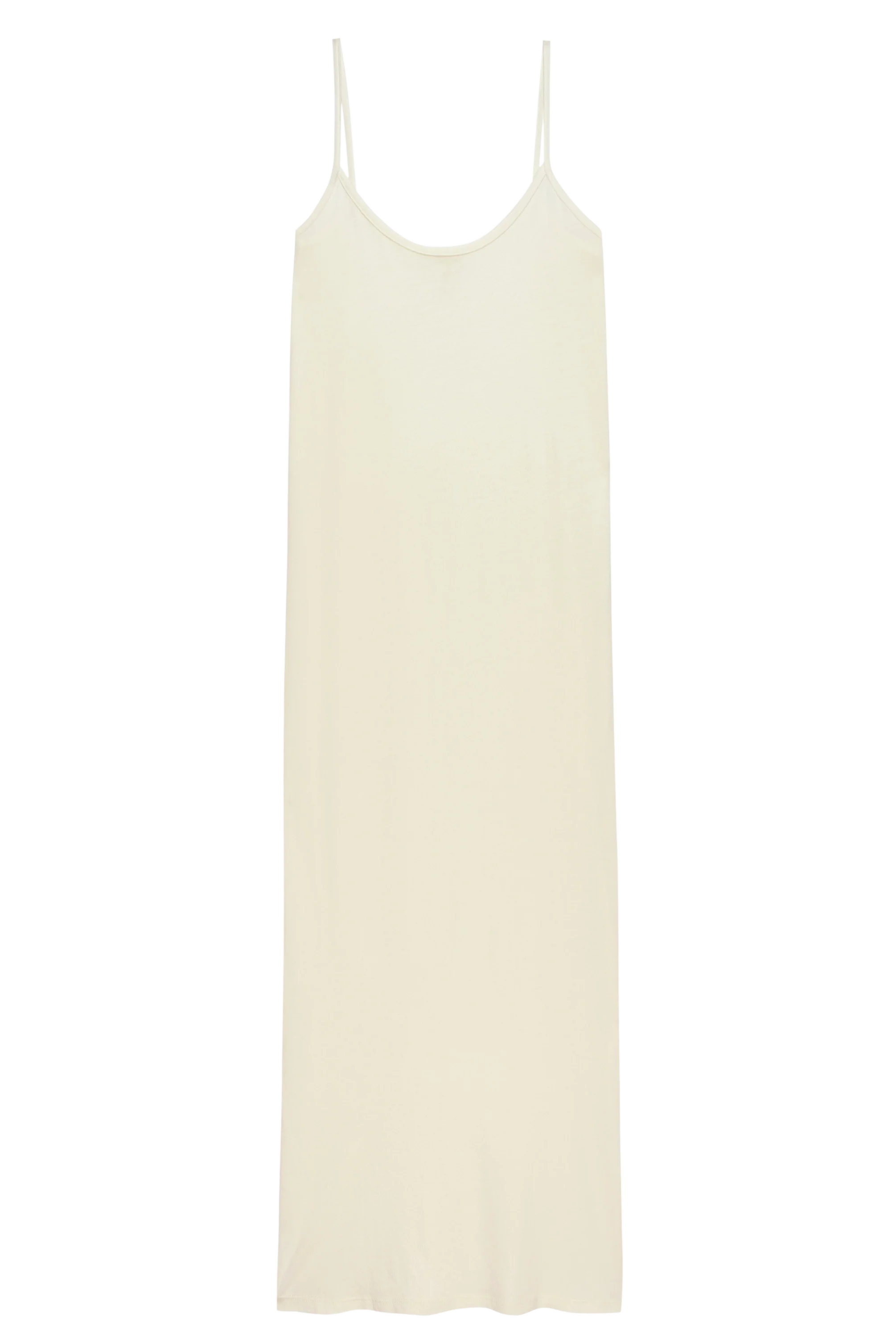 The Jersey Slip Dress - Creme