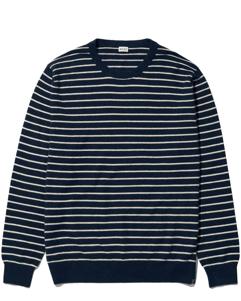 The Cashmere Edward - Navy/Cream