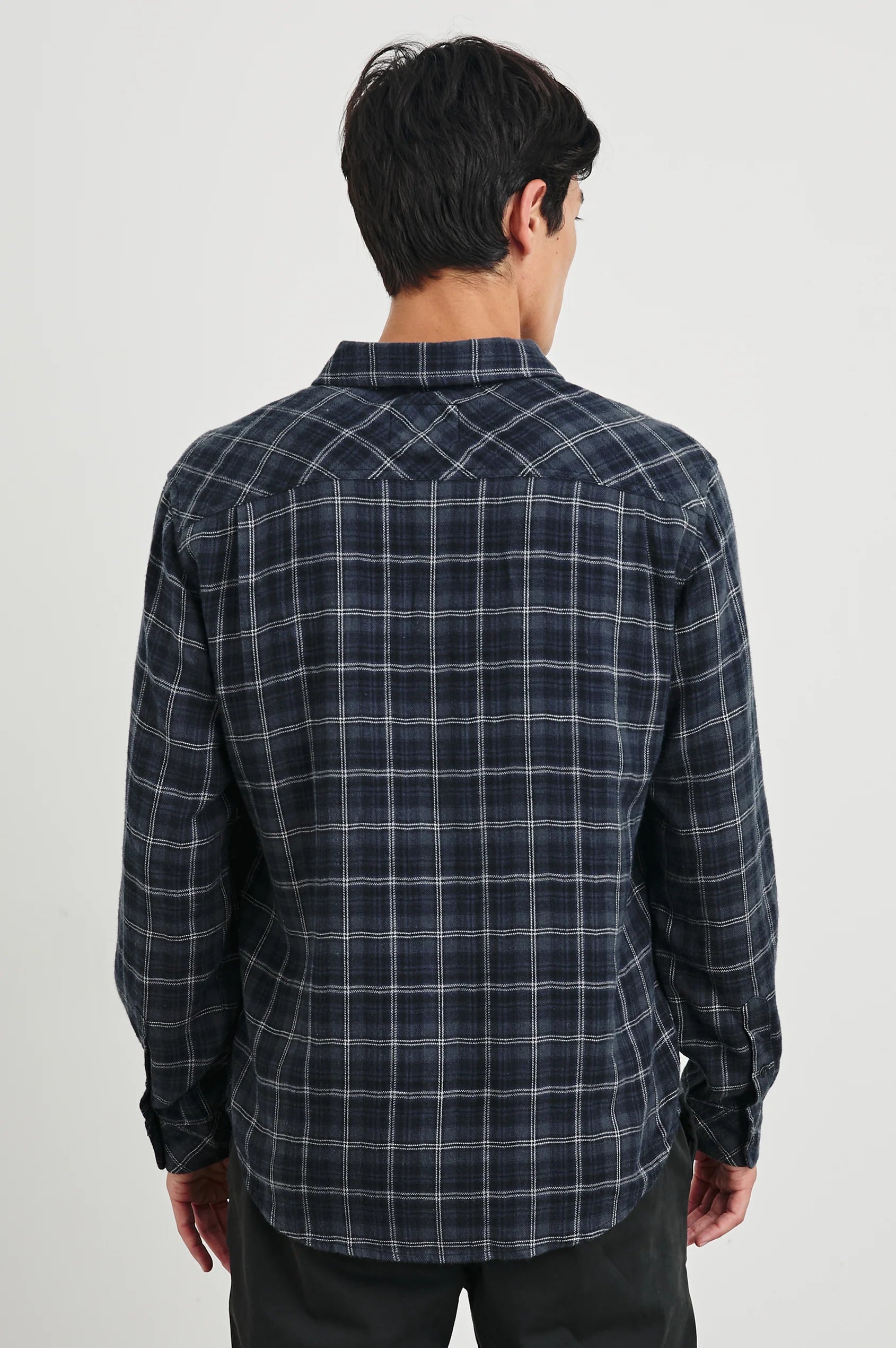 Lennox Shirt - Black Blue Smoke Cinder