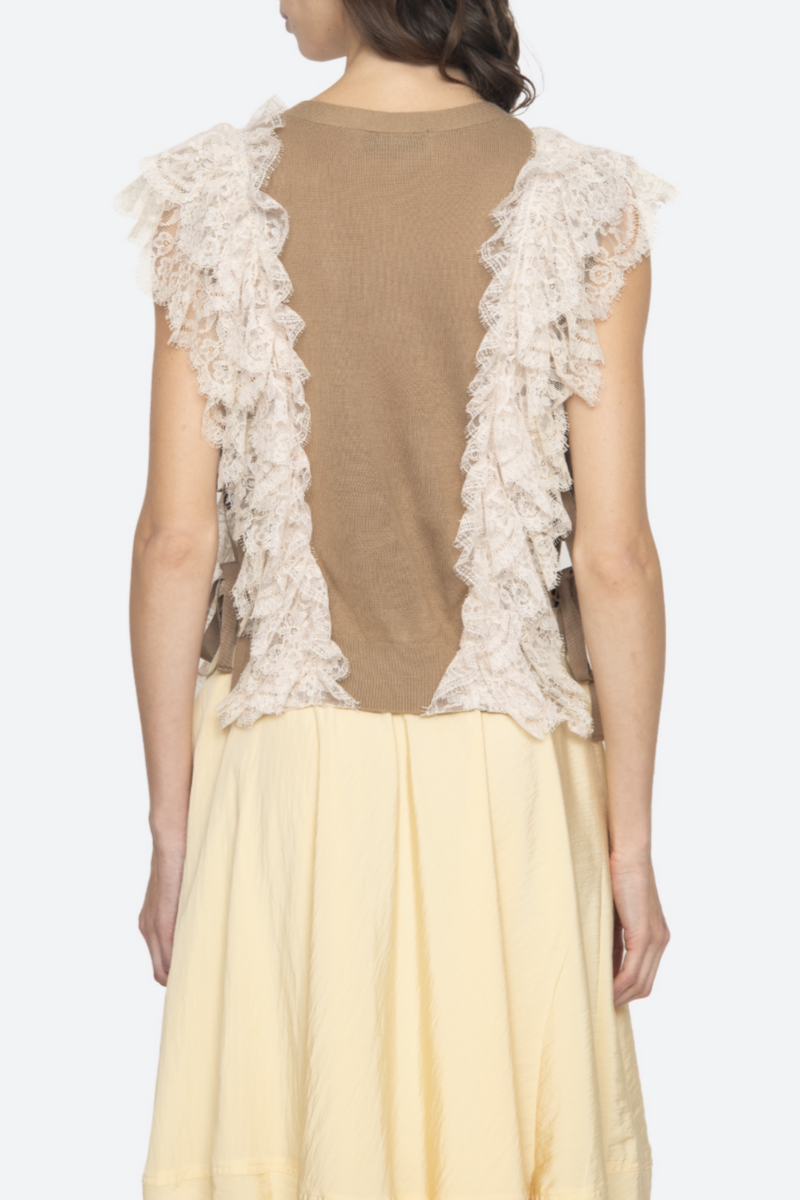 Lisette Sweater Vest - Khaki