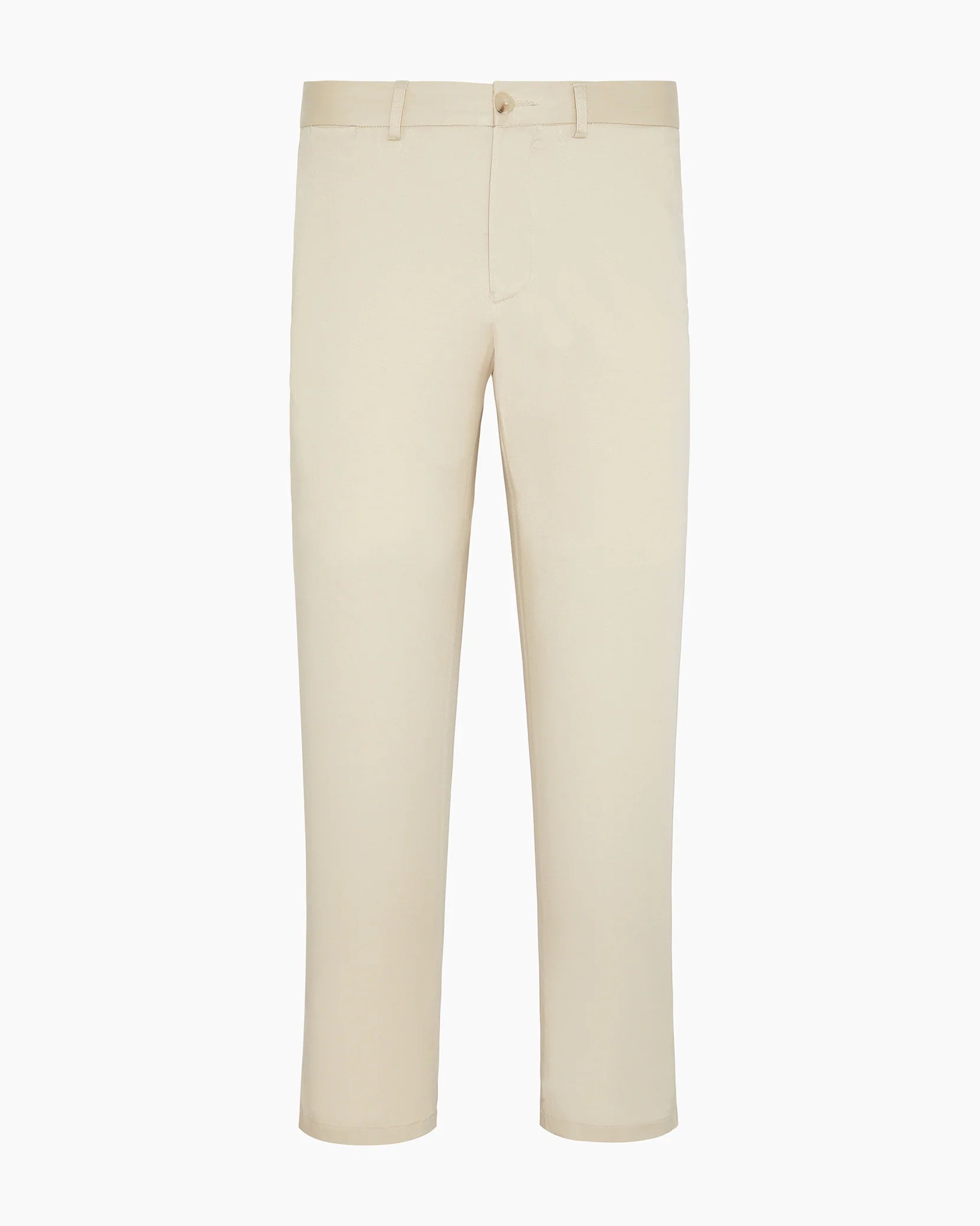 Stretch Linen Trouser - Stone