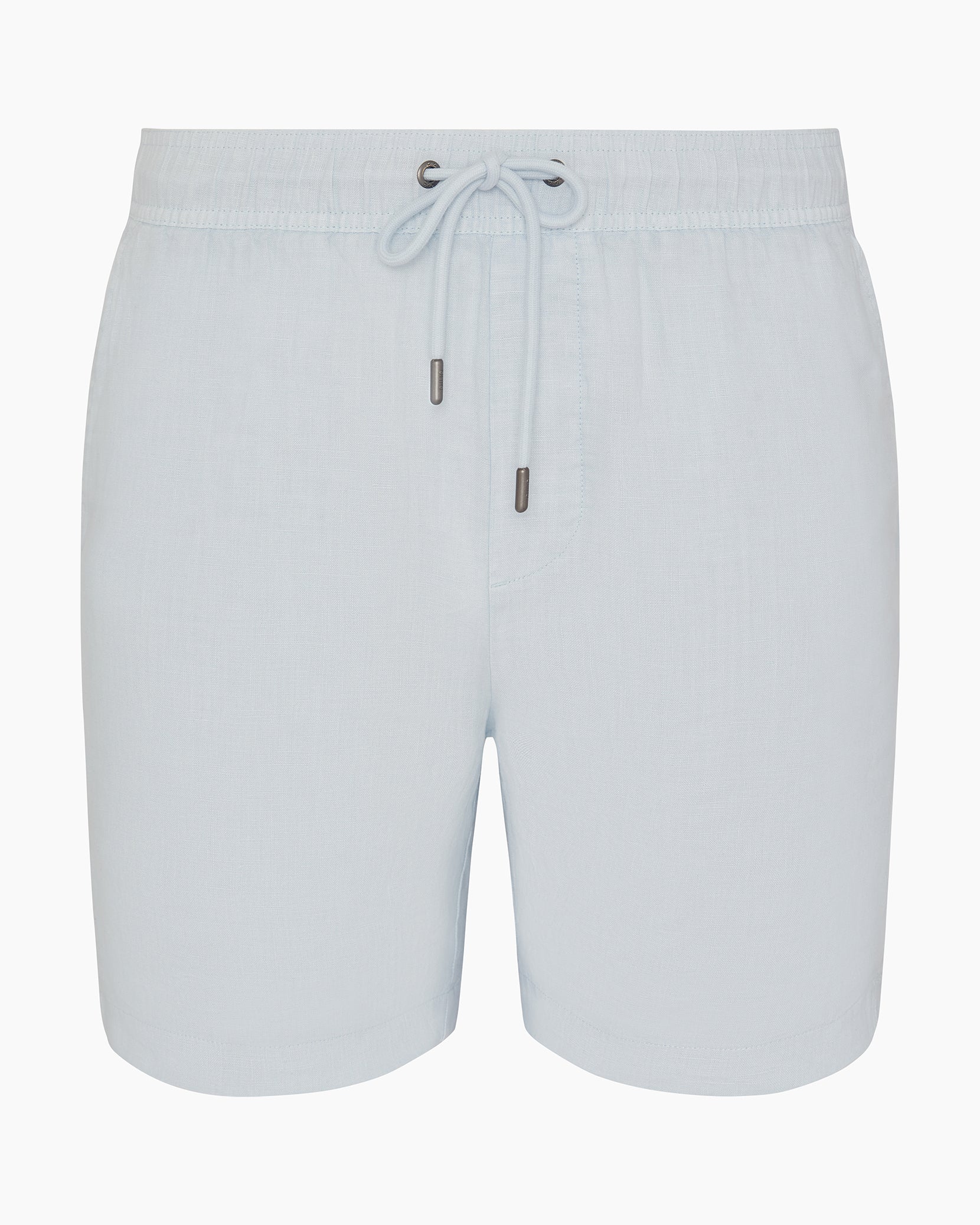 Pigment Dye Linen Pull On Short - Ice