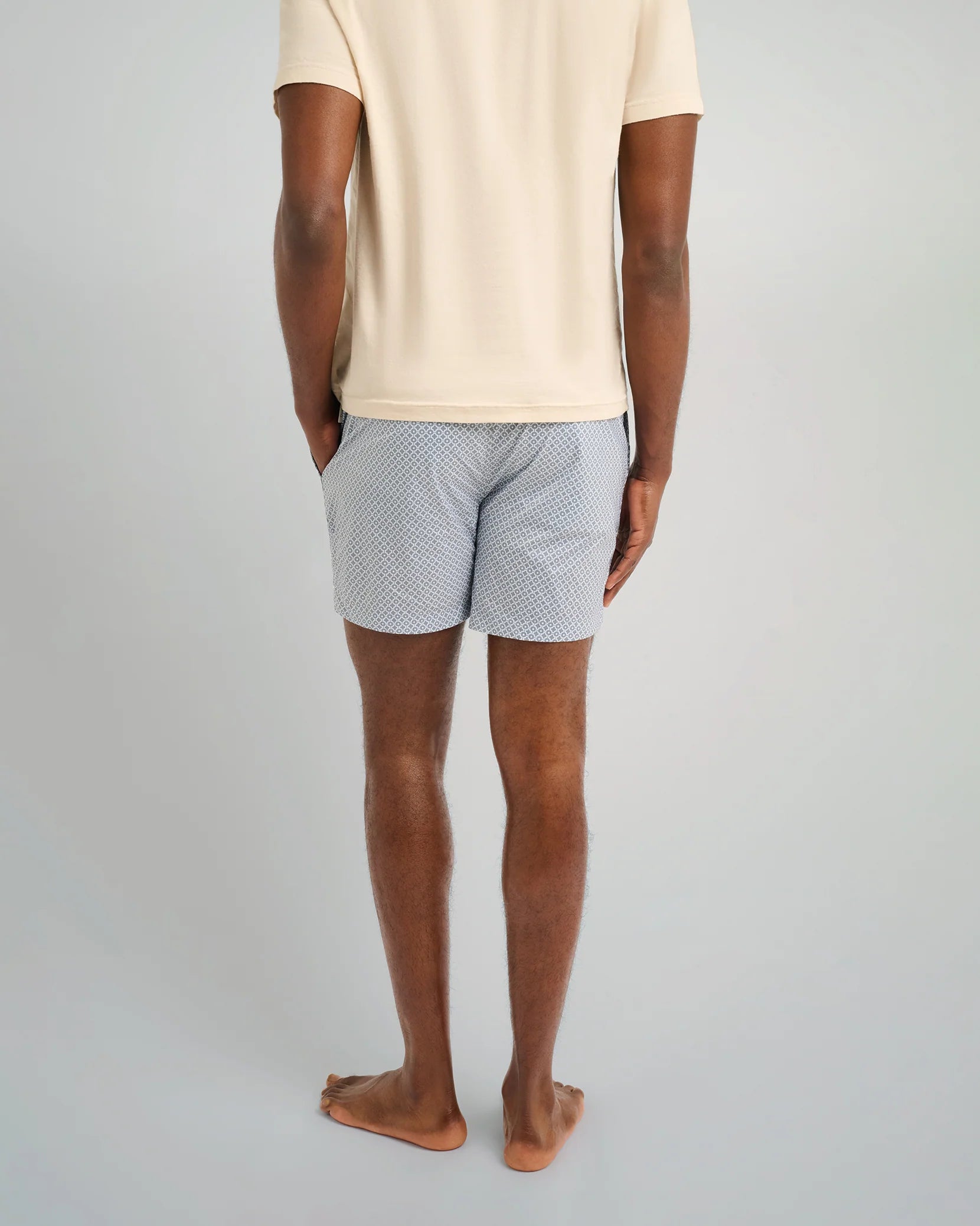 Charles 5" Swim Trunk - Tile Geo Agave