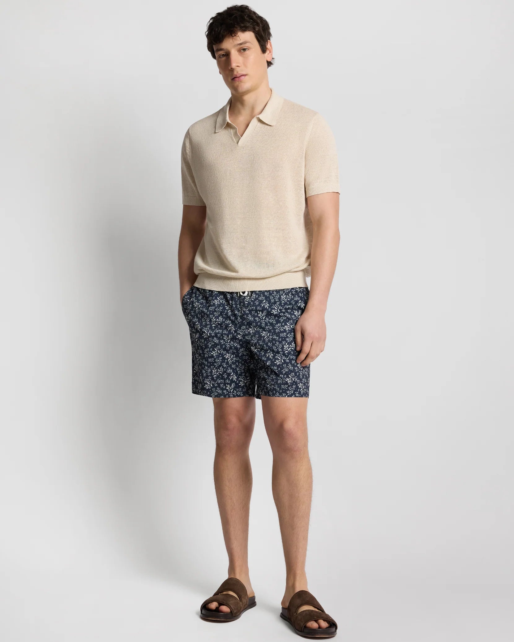 Charles 7" Swim Trunk - Midnight Multi