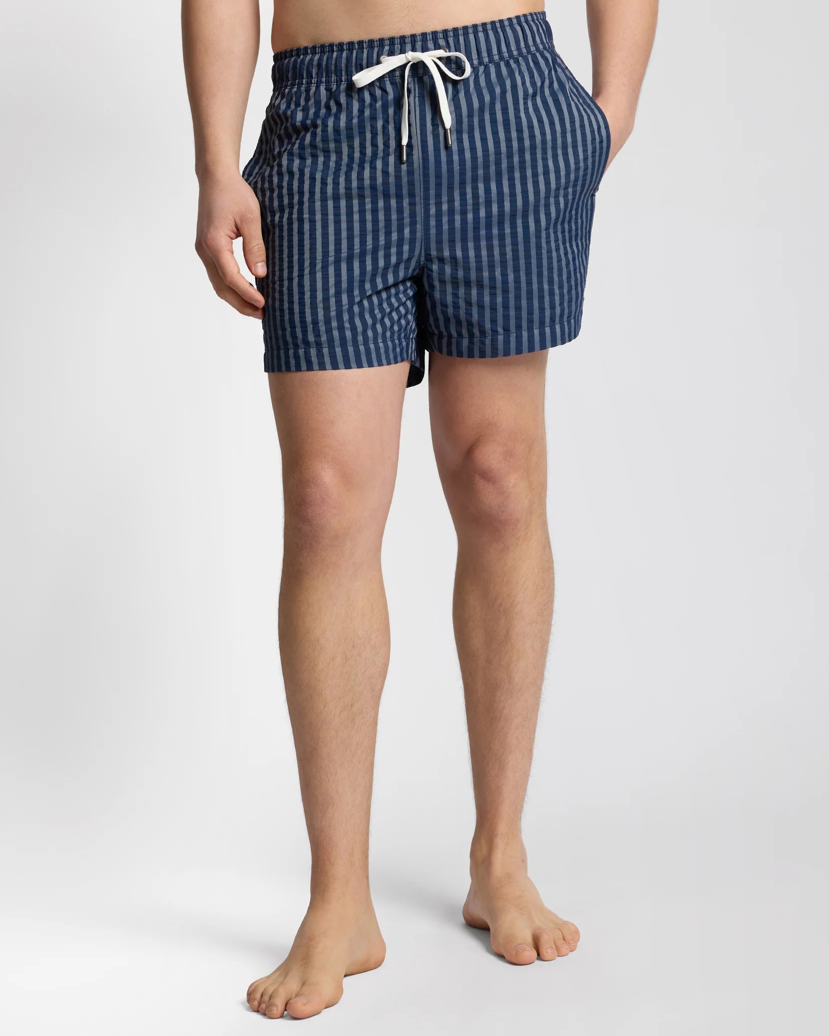 Charles 4" Swim Trunk - Navy
