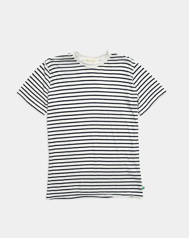 Striped T-Shirt in Ivory