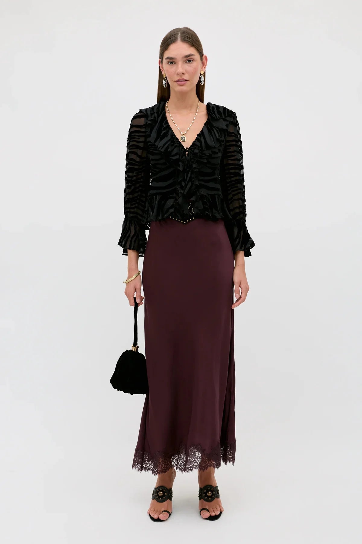 Matilde Skirt - Wine