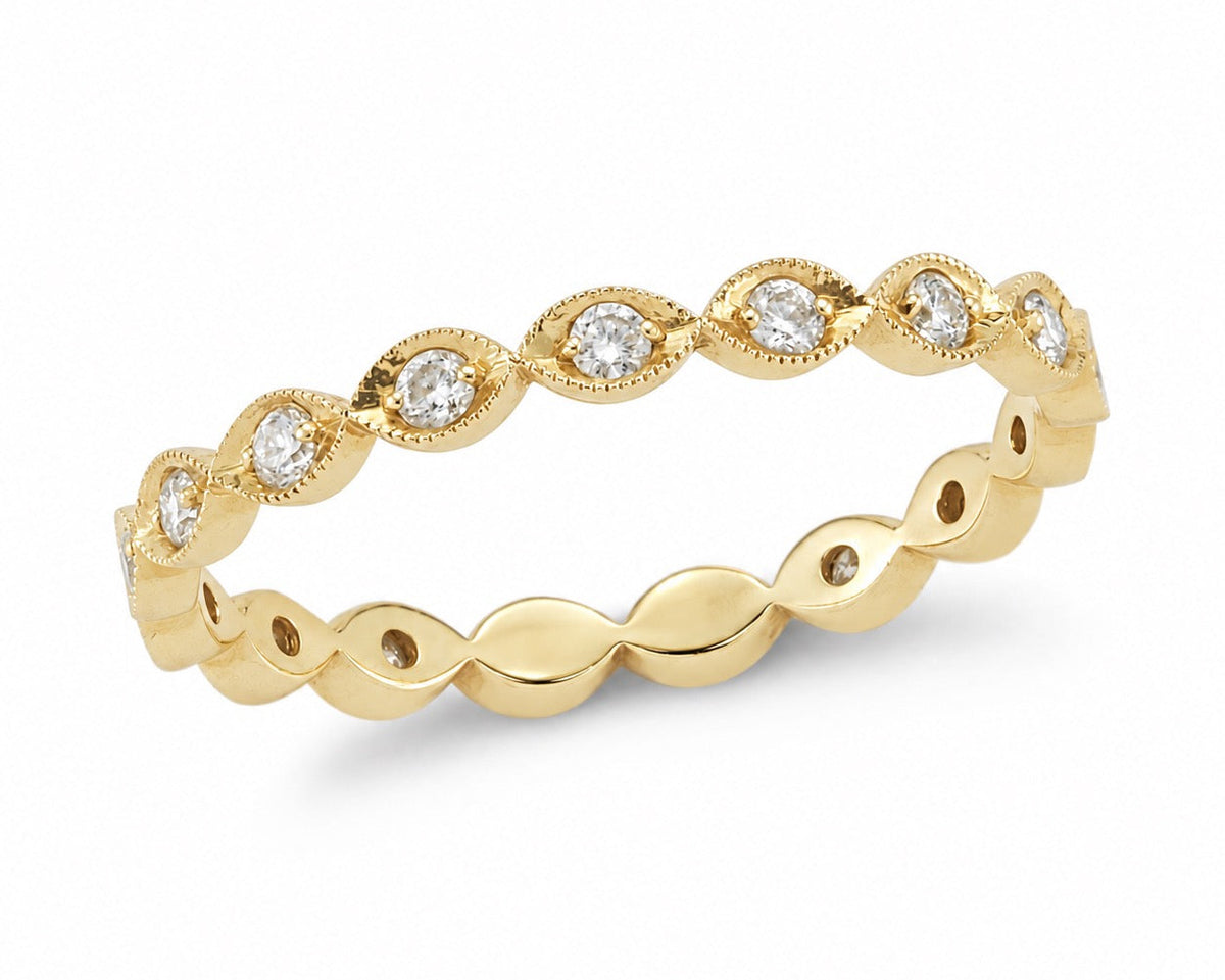 Leaf Ring - Yellow Gold