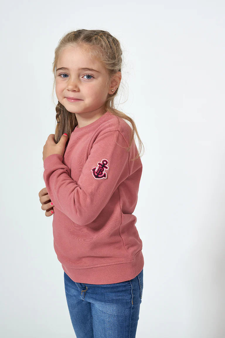 Fleece Anchor Sweatshirt - Rose