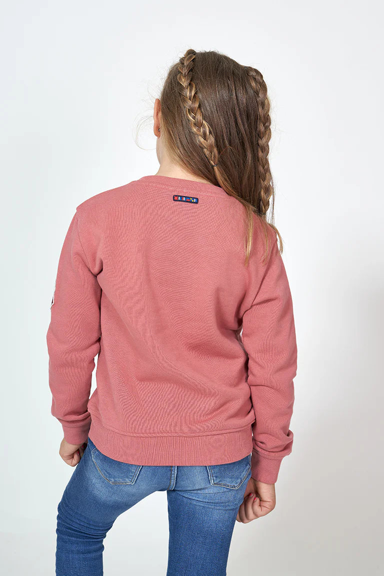 Fleece Anchor Sweatshirt - Rose