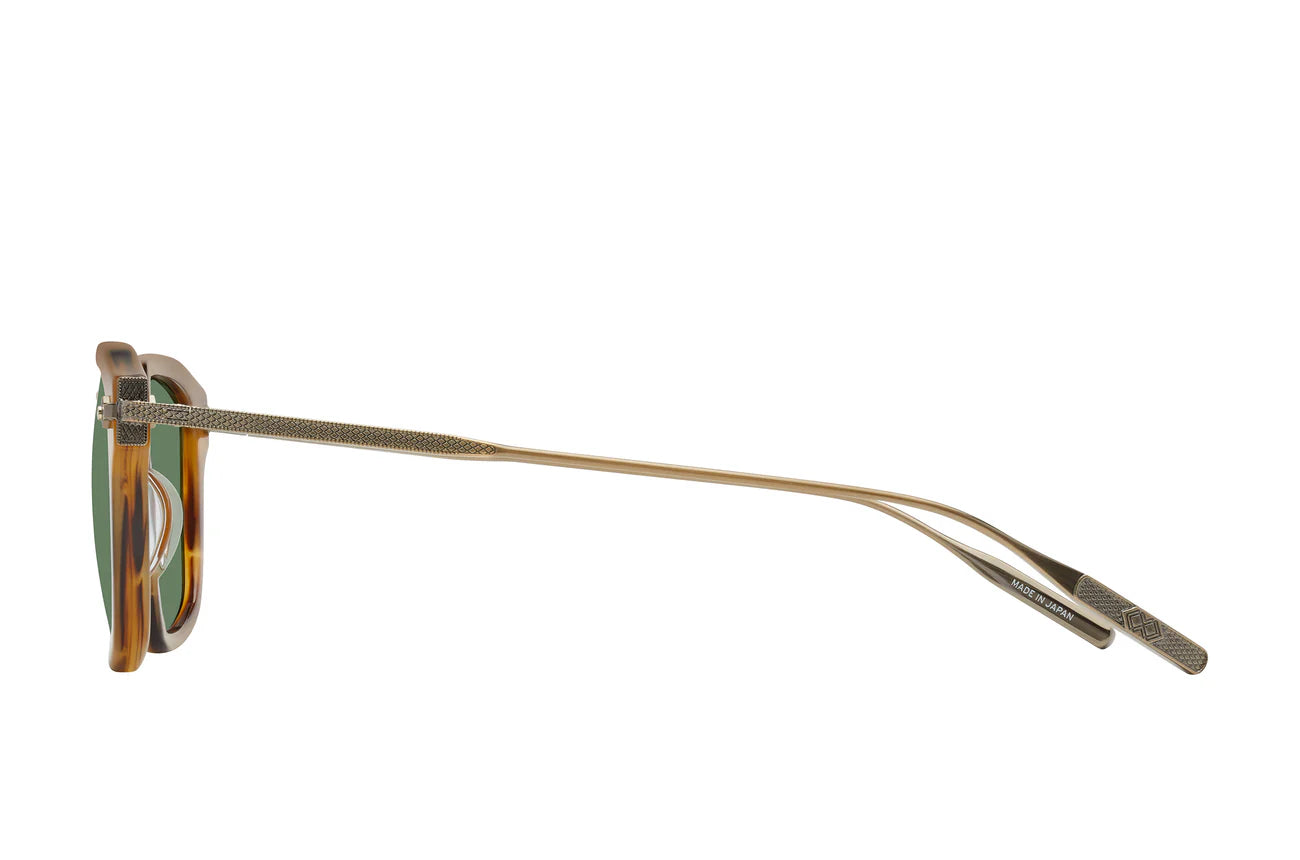 Nolan - Umber Tortoise / Antique Gold / Bottle Green