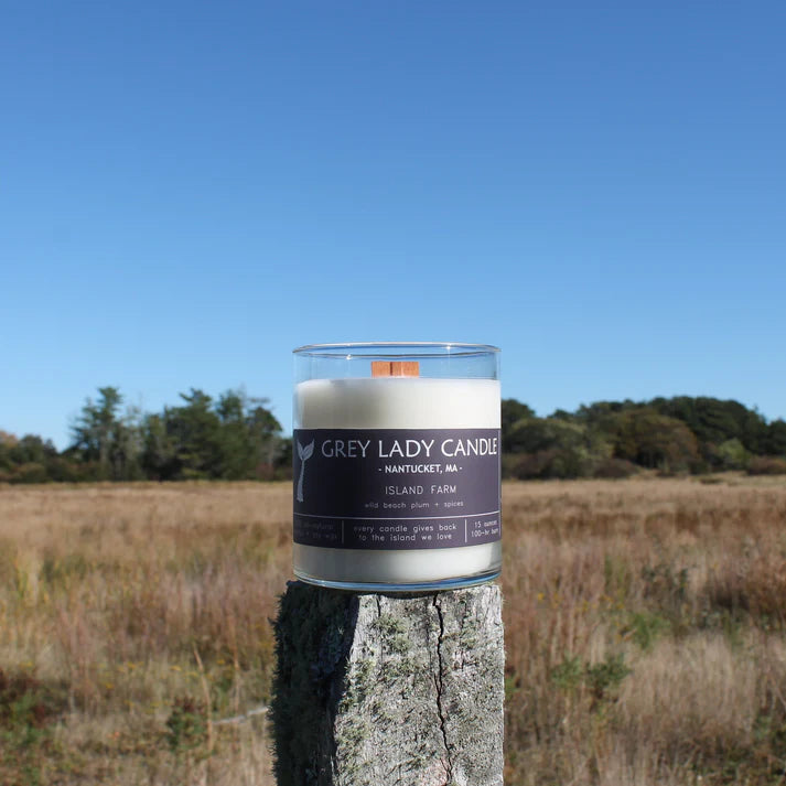 Grey Lady Candle - Island Farm