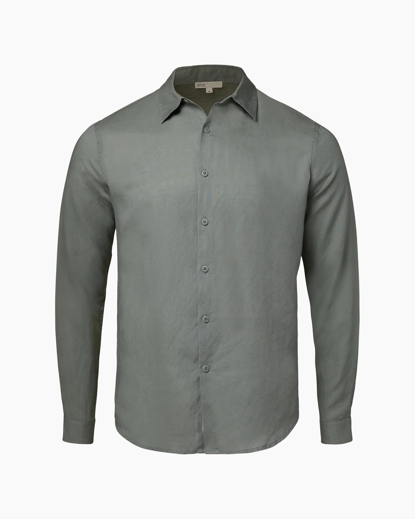 Air Linen Long Sleeve Shirt - Sage