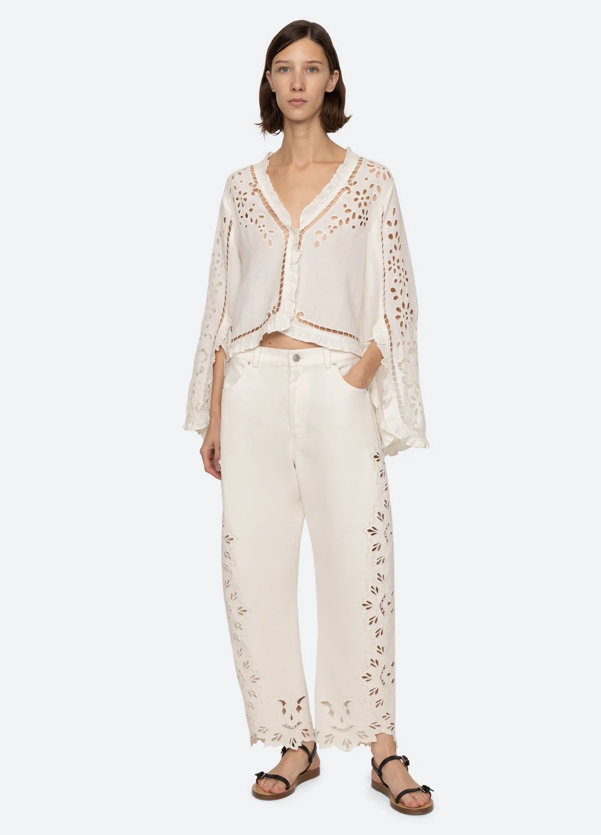 Cavina Jeans - White