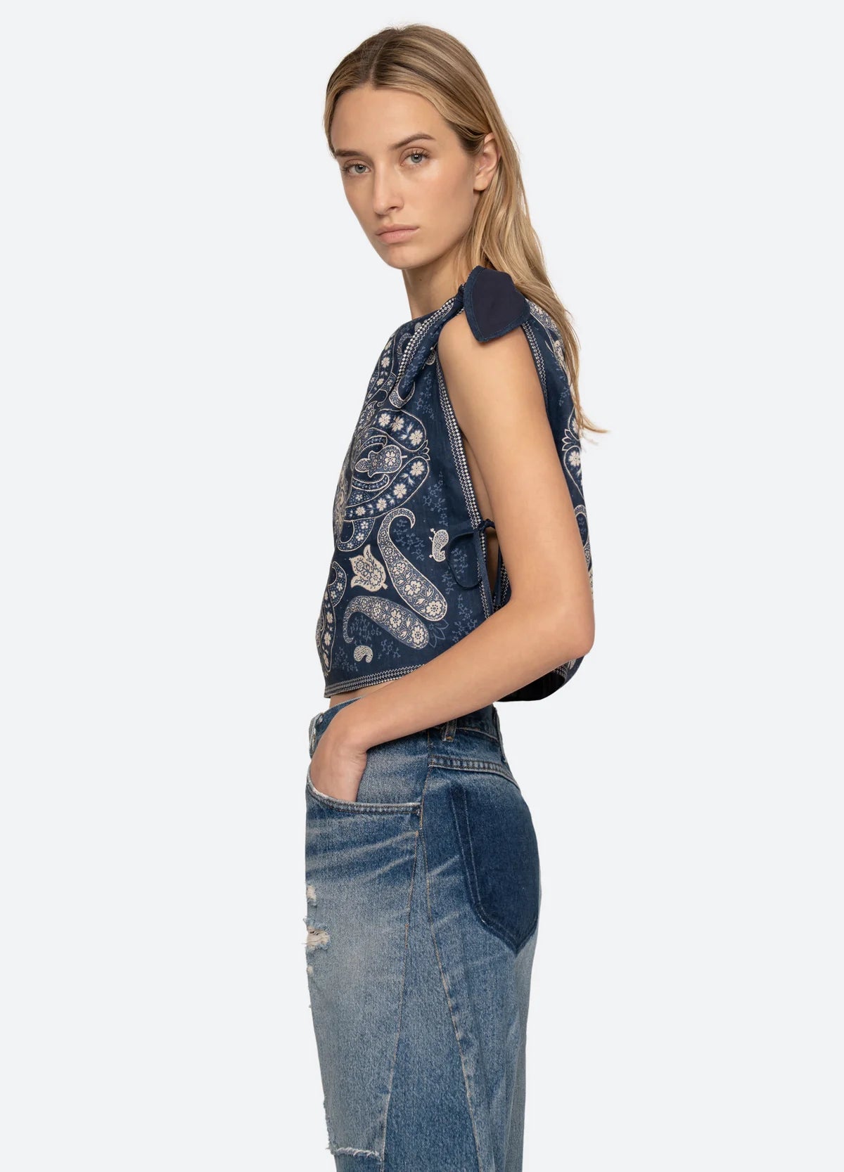 Emelina Top - Navy