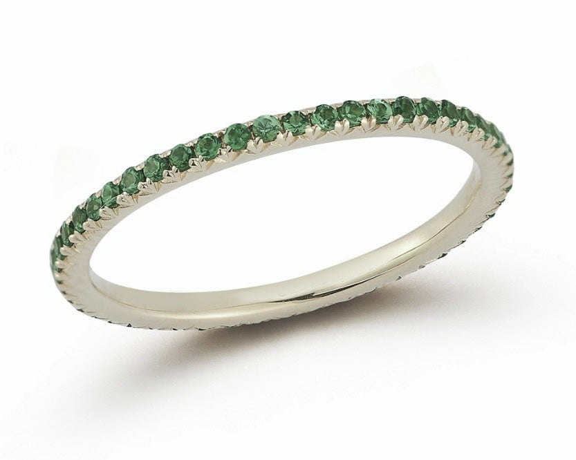 Tsavorite Eternity Band - Large